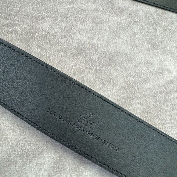 Gucci Marmont Wide Double Gg Crystal Embellished Belt 582100 95/38 - Picture 8 of 11